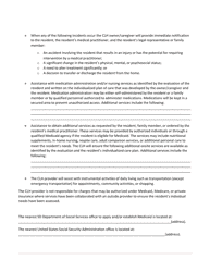 Community Living Home (Clh) Resident Admission Agreement - South Dakota, Page 2