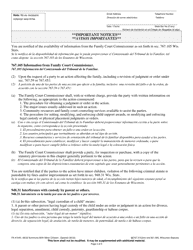 Form FA-4104V Summons With Minor Children - Wisconsin (English/Spanish), Page 3