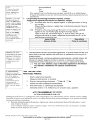 Form FA-4109V Petition Without Minor Children - Wisconsin (English/Spanish), Page 4