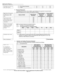 Form FA-4147V Proposed Parenting Plan - Wisconsin, Page 2