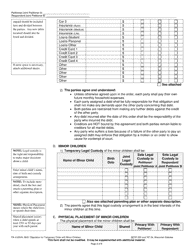 Form FA-4126VA Stipulation for Temporary Order With Minor Children - Wisconsin, Page 6