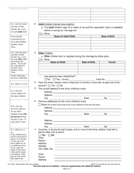 Form FA-4108V Petition With Minor Children - Wisconsin, Page 3