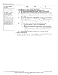 Form FA-4155V Divorce Judgment Addendum Without Minor Children - Wisconsin, Page 2