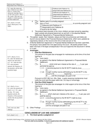 Form FA-4160VA Findings of Fact, Conclusions of Law, and Judgment With Minor Children - Wisconsin, Page 3