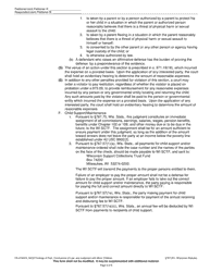 Form FA-4160VA Findings of Fact, Conclusions of Law, and Judgment With Minor Children - Wisconsin, Page 6