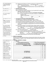 Form FA-4151V Marital Settlement Without Minor Children - Wisconsin, Page 2