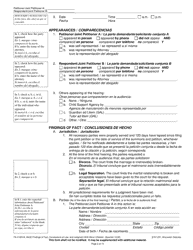 Form FA-4160VA Findings of Fact, Conclusions of Law, and Judgment With Minor Children - Wisconsin (English/Spanish), Page 2