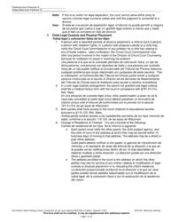 Form FA-4160VA Findings of Fact, Conclusions of Law, and Judgment With Minor Children - Wisconsin (English/Spanish), Page 7