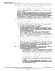 Form FA-4160VA Findings of Fact, Conclusions of Law, and Judgment With Minor Children - Wisconsin (English/Spanish), Page 9