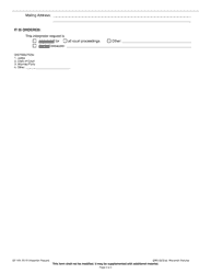 Form GF-149 Interpreter Request - Wisconsin, Page 2