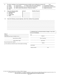 Form GF-152A Petition for Appointment of an Attorney, Affidavit of Indigency - Wisconsin, Page 2
