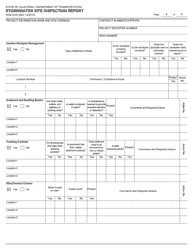 Form CEM-2030 Stormwater Site Inspection Report - California, Page 4