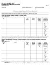 Form CEM-20EE Attachment E Stormwater Sampling Locations - California, Page 3