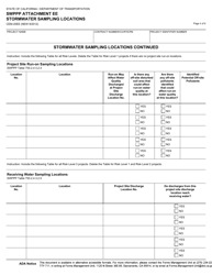 Form CEM-20EE Attachment E Stormwater Sampling Locations - California, Page 4