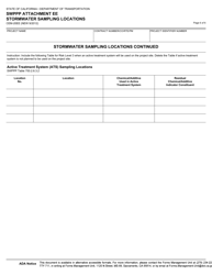 Form CEM-20EE Attachment E Stormwater Sampling Locations - California, Page 6