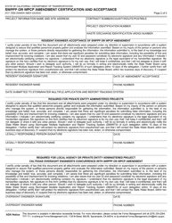 Form DOT CEM-2008SW Swppp or Wpcp Amendment Certification and Acceptance - California, Page 2