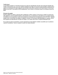 Formulario CSF03 0574 Solicitud De Servicios - Oregon (Spanish), Page 6