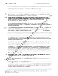 Form 10.02-A Domestic Violence Temporary Protection Order - Ohio (French), Page 4