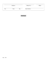 Annual Reporting Form - Ohio, Page 3