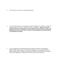 Form SA:3.0 Certificate of Medical or Psychological Authority - Ohio, Page 2