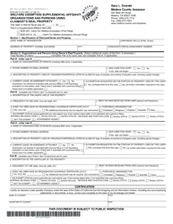 Document preview: Form BOE-267-O Welfare Exemption Supplemental Affidavit, Organizations and Persons Using Claimant's Real Property - Madera County, California