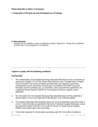 Data Request and Release Assurances Form - Rhode Island, Page 3