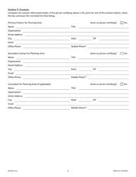 DNR Form 542-0452 Iowa Solid Waste Comprehensive Planning Plan Update Form - Iowa, Page 2