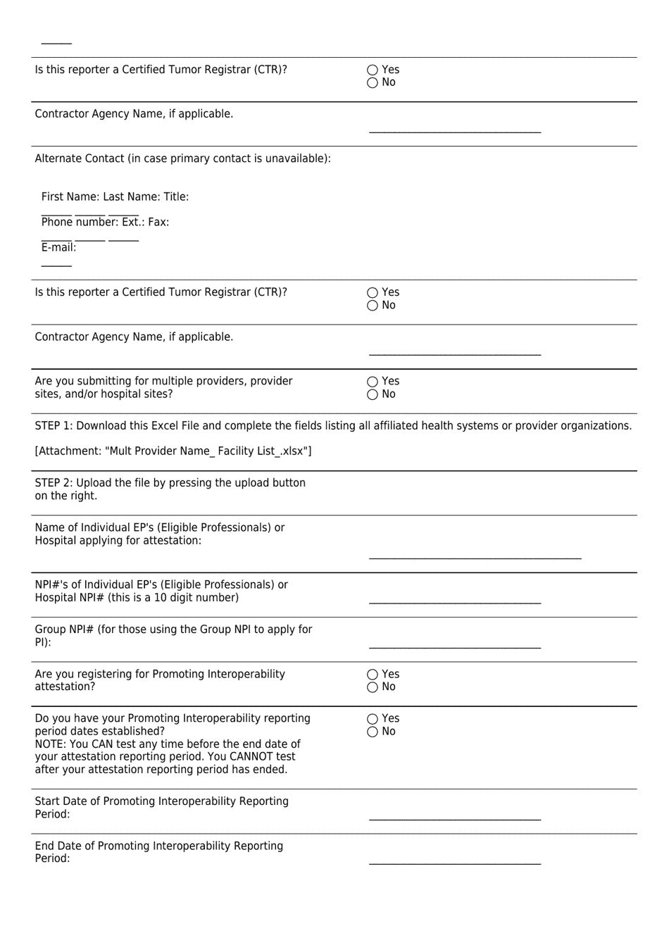 Nebraska Public Health Data Exchange Registration - Nebraska, Page 3