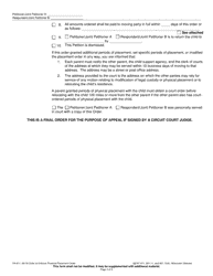 Form FA-611 Order to Enforce Physical Placement Order - Wisconsin, Page 3