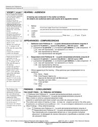 Form FA-611 Order to Enforce Physical Placement Order - Wisconsin (English/Spanish), Page 2