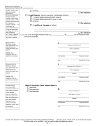 Form FA-604A Stipulation to Change - Wisconsin, Page 4