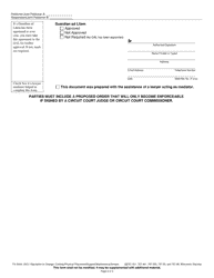 Form FA-604A Stipulation to Change - Wisconsin, Page 5