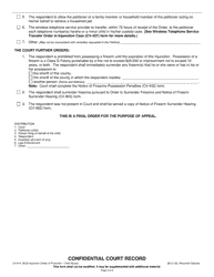 Form CV-414 Injunction - Child Abuse - Wisconsin, Page 3