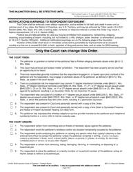 Form CV-404 Injunction - Domestic Abuse - Wisconsin, Page 2