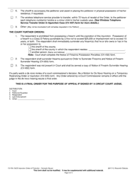 Form CV-404 Injunction - Domestic Abuse - Wisconsin, Page 3