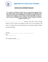 Application for Youth Court Volunteer - City of Murrieta, California, Page 2