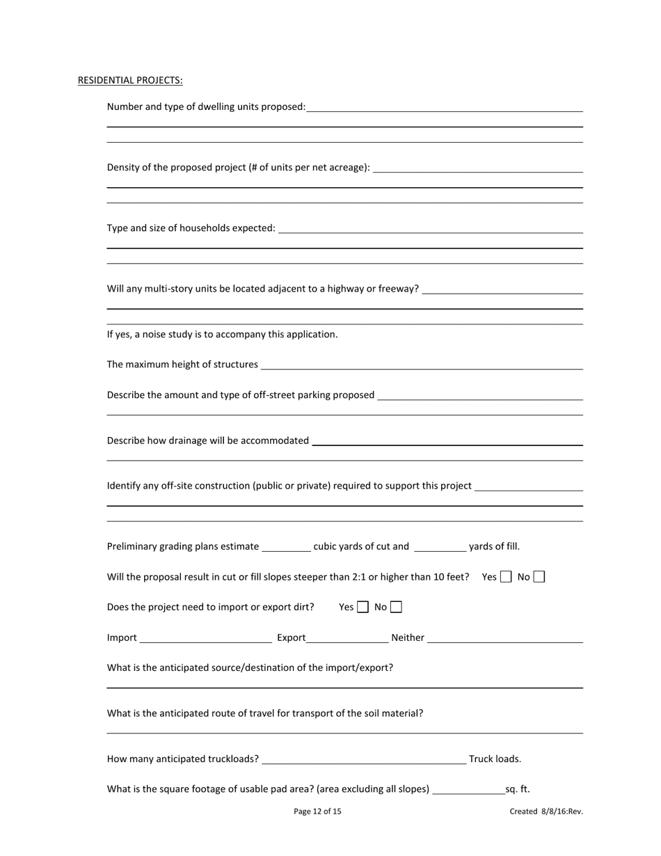 Development Plan Application for Residential Tract Development (Residential Site Development / Architectural Review / Fence  Wall Plan) - City of Murrieta, California, Page 12