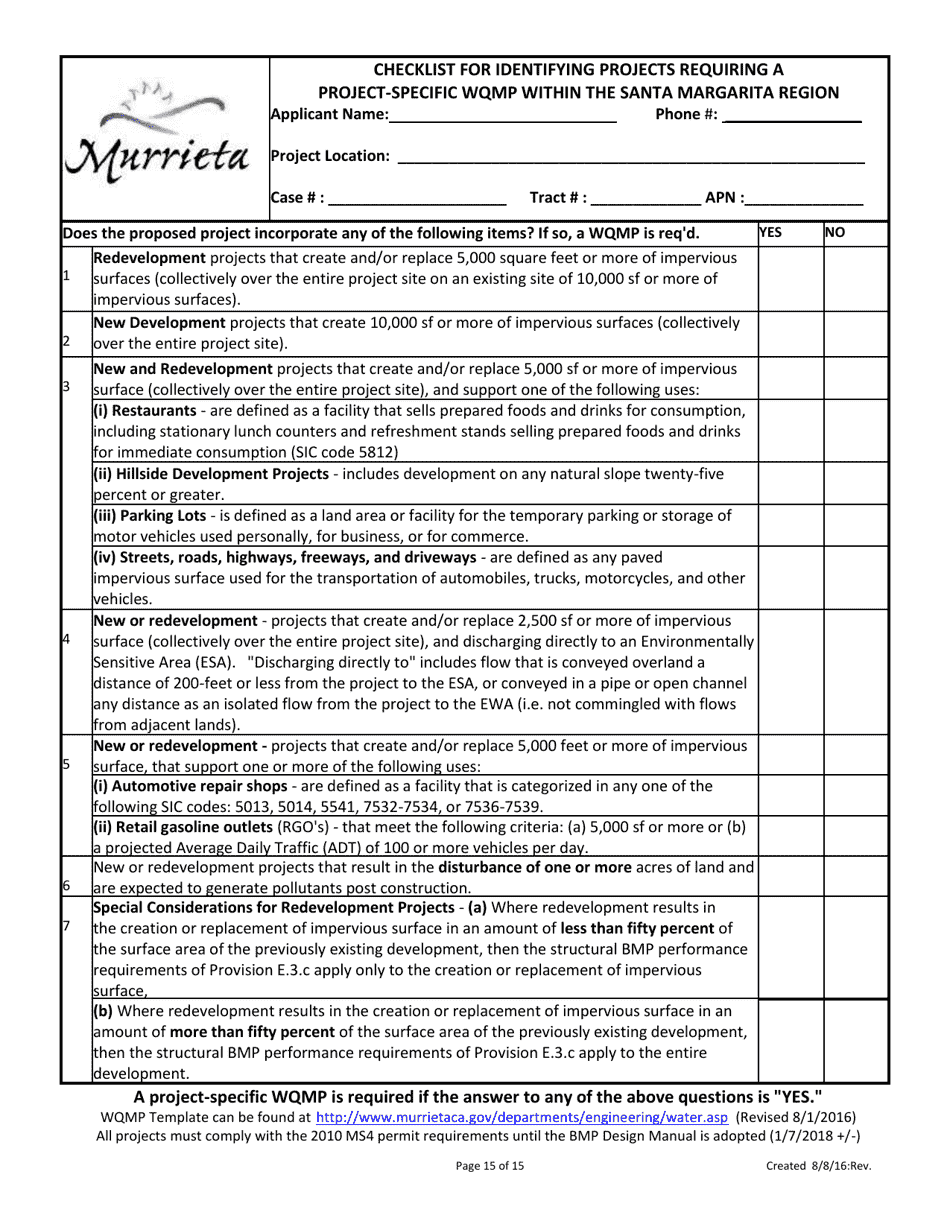 Development Plan Application for Residential Tract Development (Residential Site Development / Architectural Review / Fence  Wall Plan) - City of Murrieta, California, Page 15