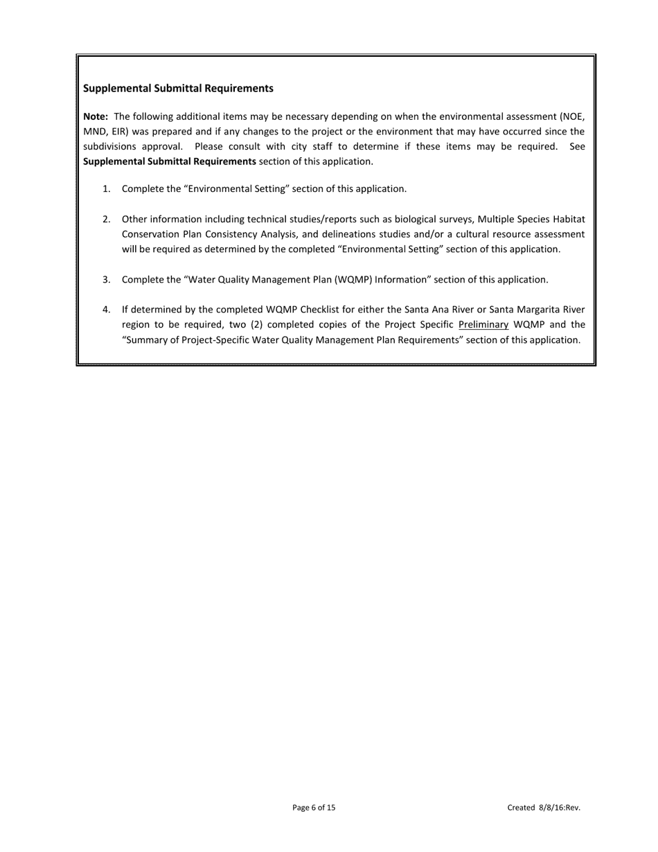 Development Plan Application for Residential Tract Development (Residential Site Development / Architectural Review / Fence  Wall Plan) - City of Murrieta, California, Page 6
