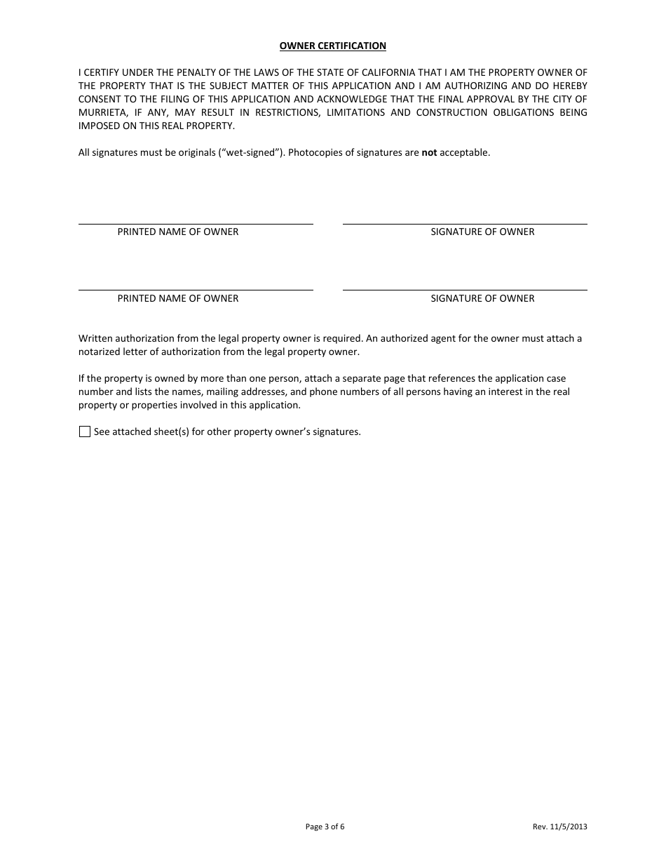 Application for Sign Program - City of Murrieta, California, Page 3
