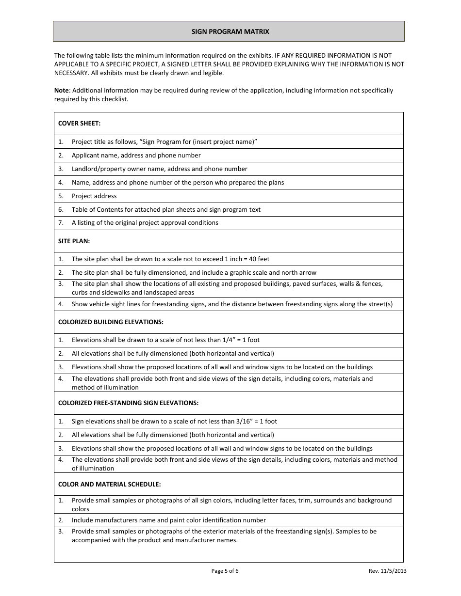 Application for Sign Program - City of Murrieta, California, Page 5