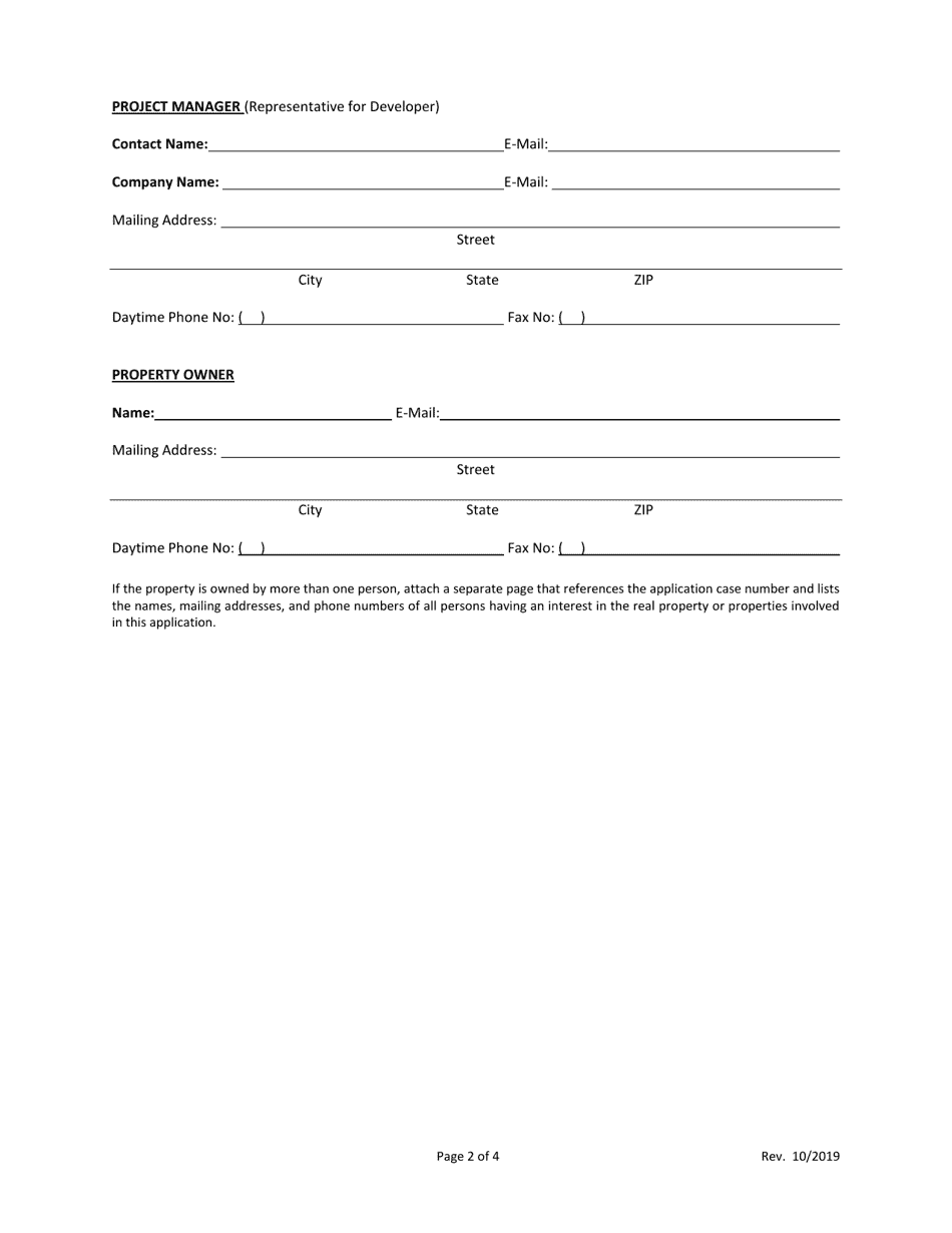 Form DS-217 Addressing and / or Street Name Application - City of Murrieta, California, Page 2