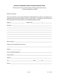 Application for Block Party - City of Murrieta, California, Page 4