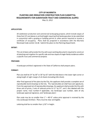 Requirements for Subdivision Tract and Commercial Slopes - City of Murrieta, California, Page 2