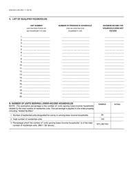 Form BOE-236-A Supplemental Affidavit for Boe-236, Housing - Lower-Income Households Eligibility Based on Family Household Income (Yearly Filing) - County of Riverside, California, Page 2