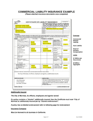 Form DS-252 Temporary Use Permit Application - City of Murrieta, California, Page 6