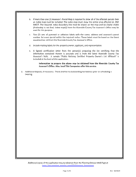 Form DS-219 Application for Development Agreement/Amendment - City of Murrieta, California, Page 5
