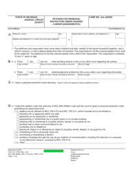 Document preview: Form CC377M Petition for Personal Protection Order Against a Minor (Nondomestic) - Michigan