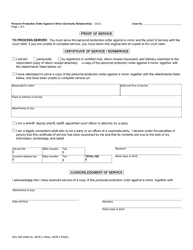 Form CC376M Personal Protection Order Against a Minor (Domestic Relationship) - Michigan, Page 4