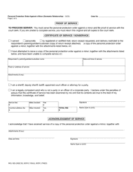 Form CC376M Personal Protection Order Against a Minor (Domestic Relationship) - Michigan, Page 5